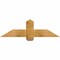 Ekena Millwork Eugene Rough Sawn Timber Gable Bracket, Western Red Cedar, 48"W x 14"H x 6"D x 6"F, 7/12 Pitch GBW048X14X0606EUG00RWR - alternate 1